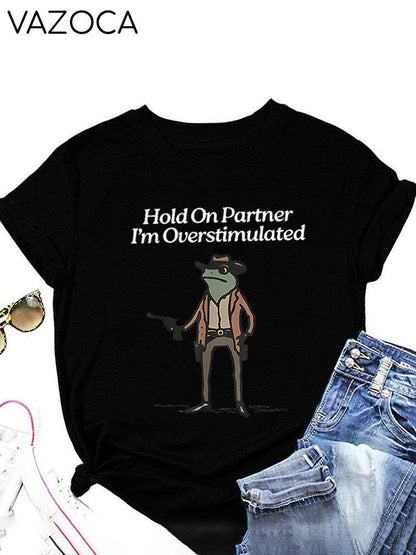 Hold On Partner Tee