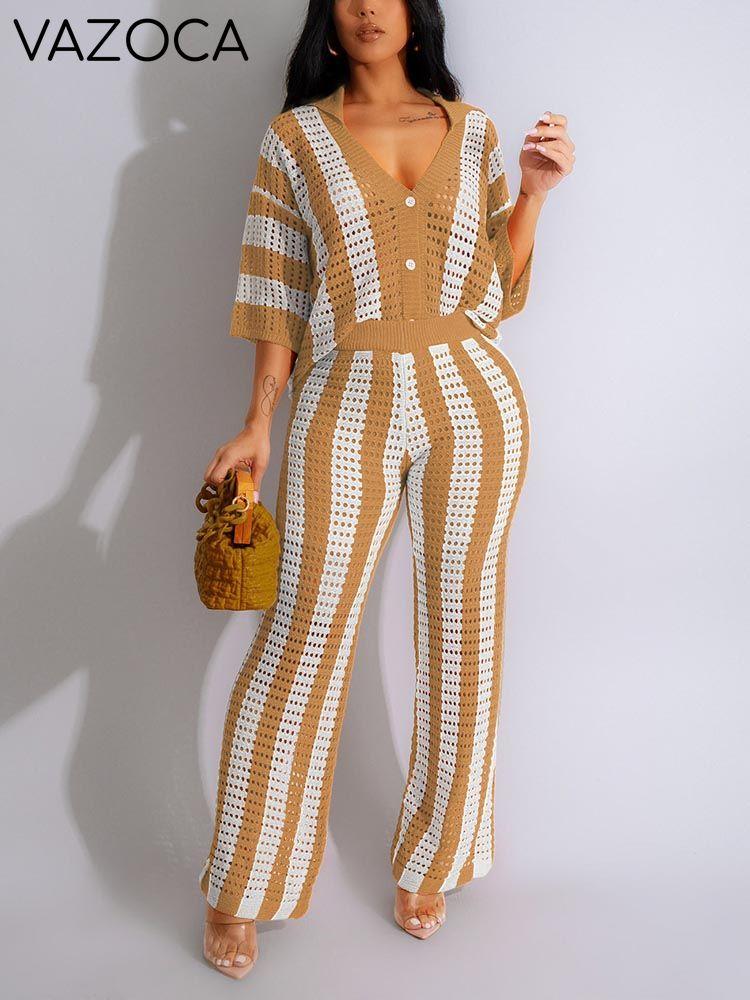 Crochet Pants Set