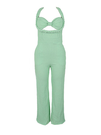 Braided Halter Jumpsuit