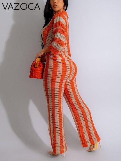 Crochet Pants Set