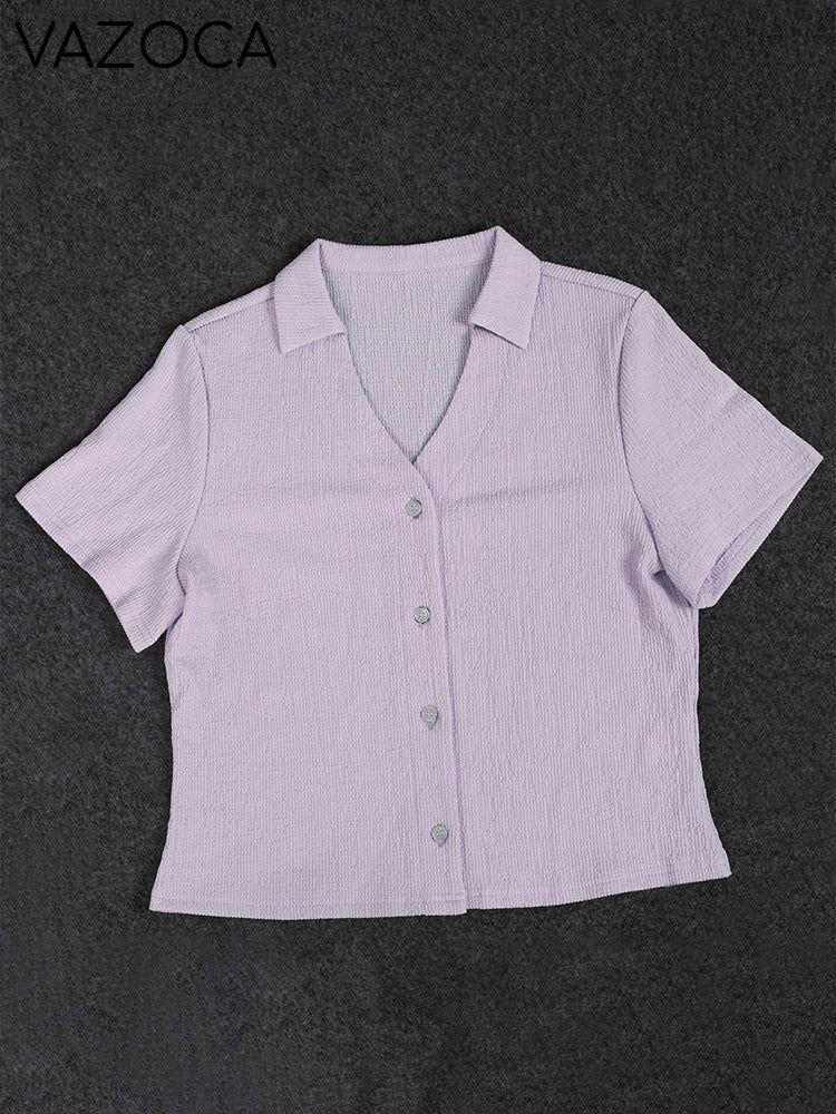 Textured Breeze Shirt & Pants Set