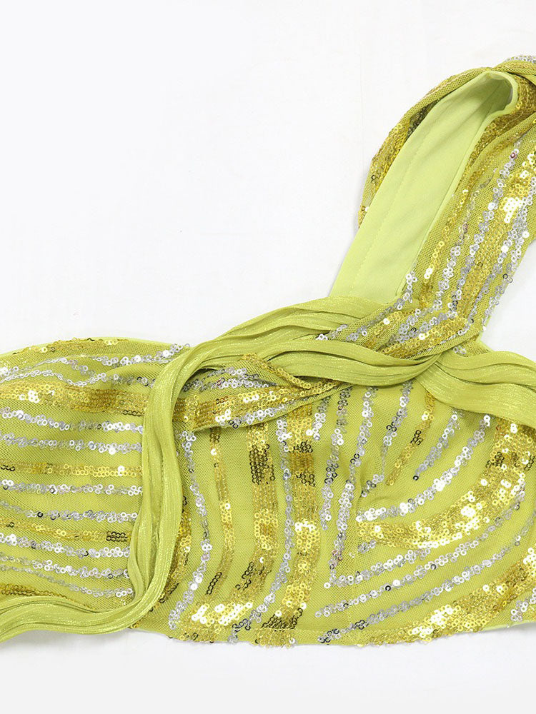 Glam Sequin Skirt Set