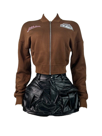 Embroidered Varsity Jacket