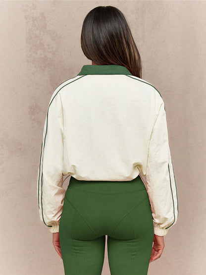 Athletic Jacket & Leggings Track Set