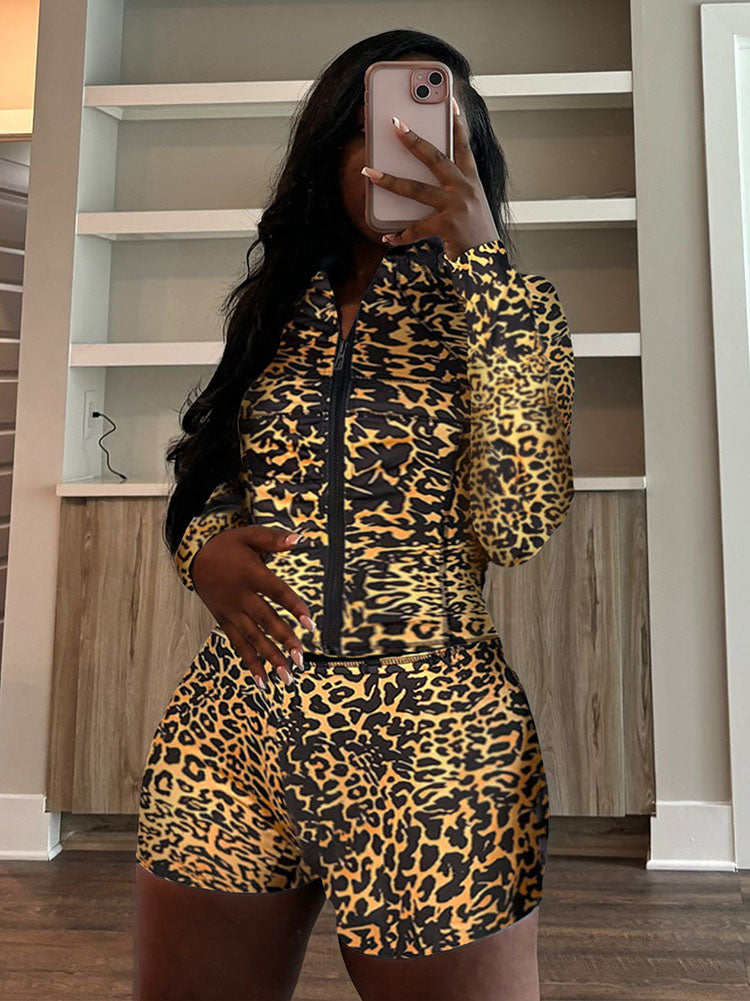 Shape Jacket & Shorts Activewear Set