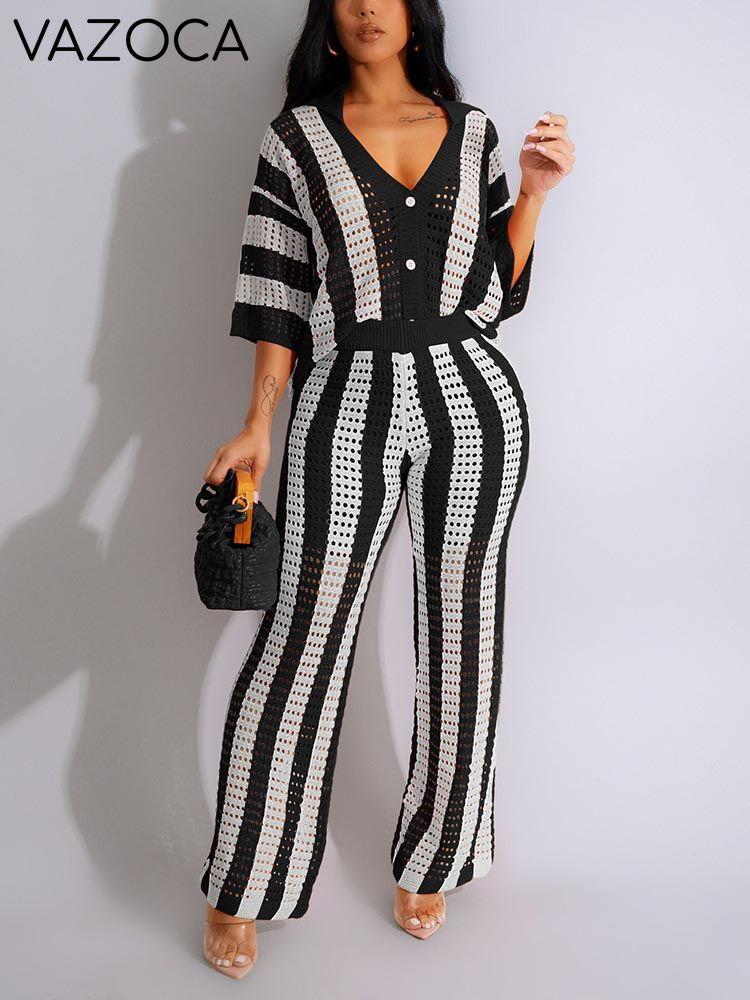 Crochet Pants Set