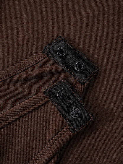 Goddess Draped Cape Bodysuit