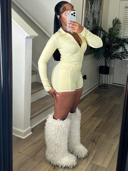 Softsculpt Jacket & Shorts Yoga Active Set