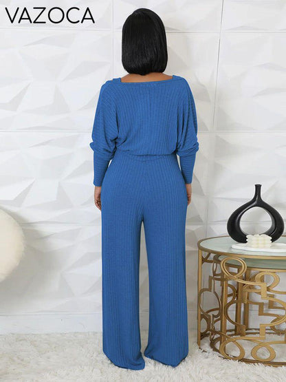 Ribbed Bolero & Jumpsuit Set