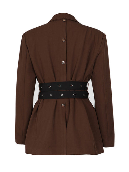 Belted Waist Blazer