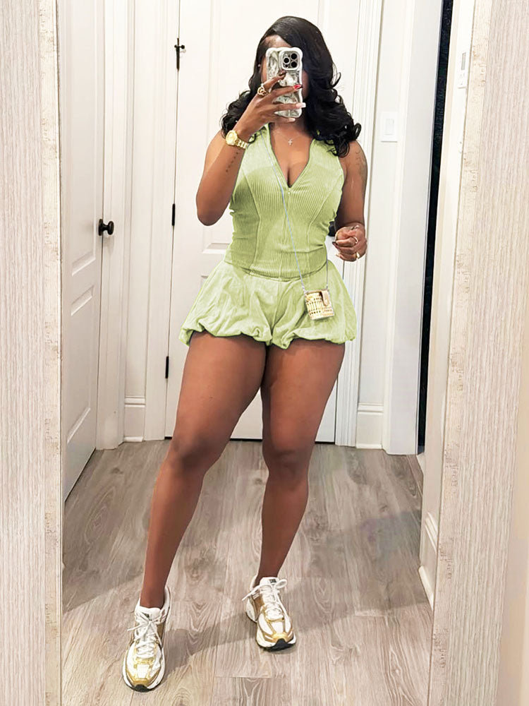 Cotton Candy Bubble Romper