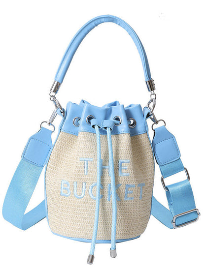 Straw Bucket Bag