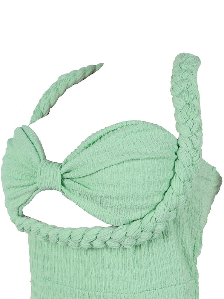 Braided Halter Jumpsuit