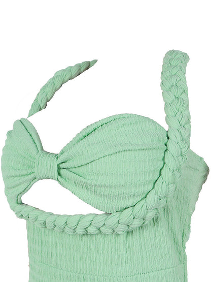 Braided Halter Jumpsuit