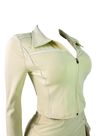 Softsculpt Jacket & Shorts Yoga Active Set