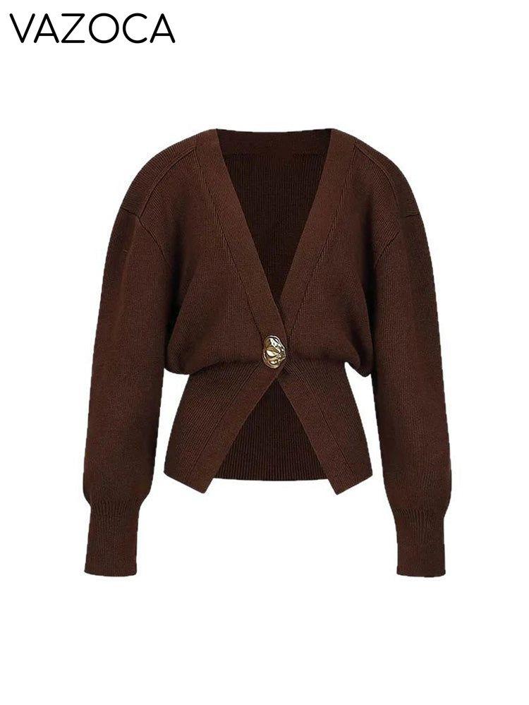 Knit Golden Button Cardigan