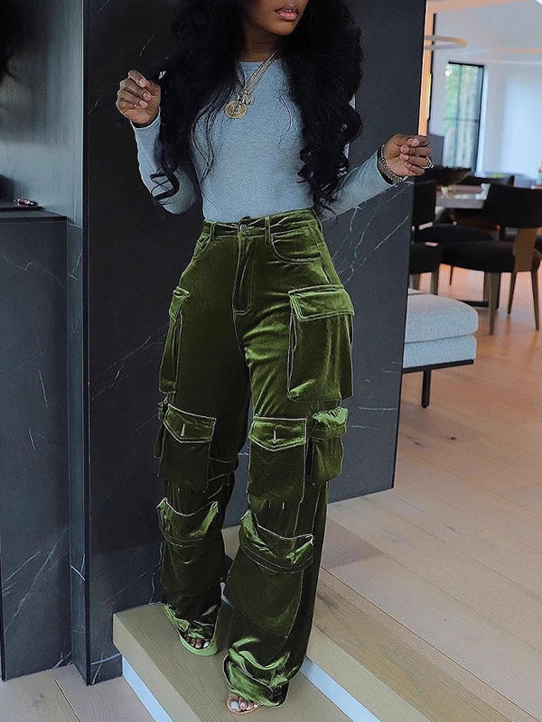 Velvet Cargo Pants