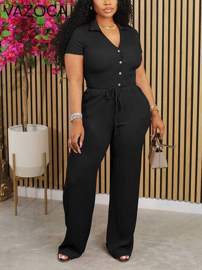 Textured Breeze Shirt & Pants Set