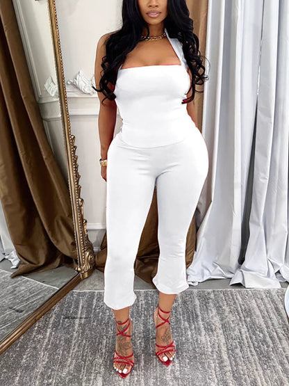 Halter Top & Capri Set