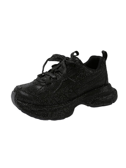 Rhinestone Glitter Sneakers