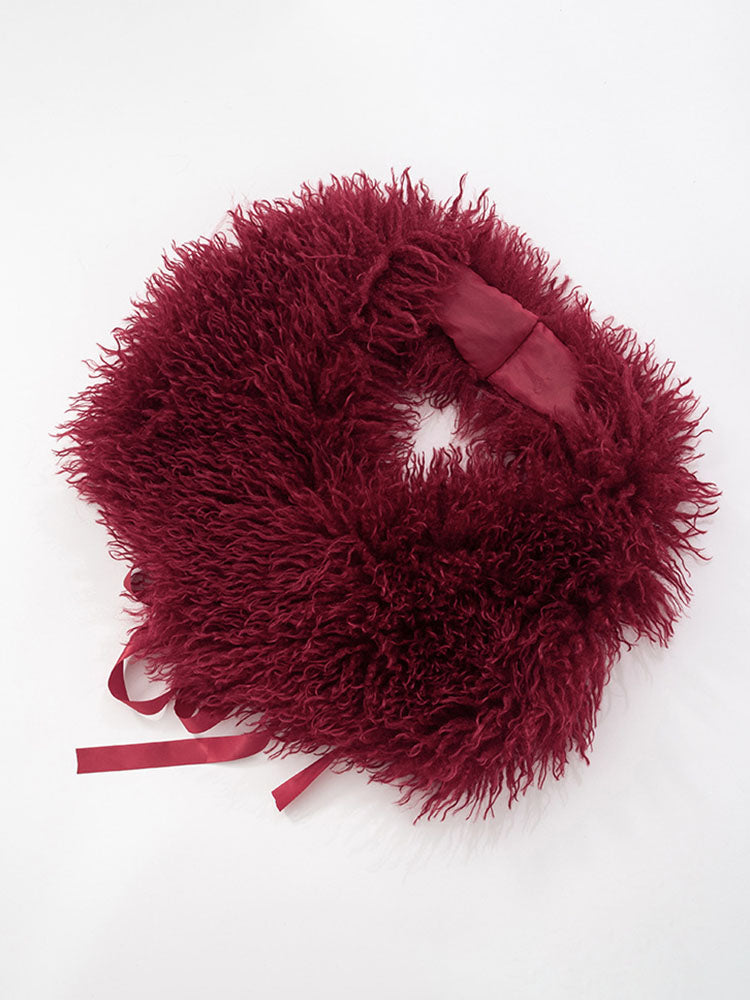 Fur Halter Vest & Leggings Set