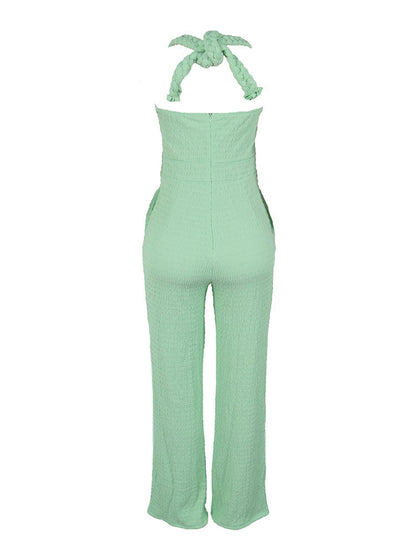 Braided Halter Jumpsuit