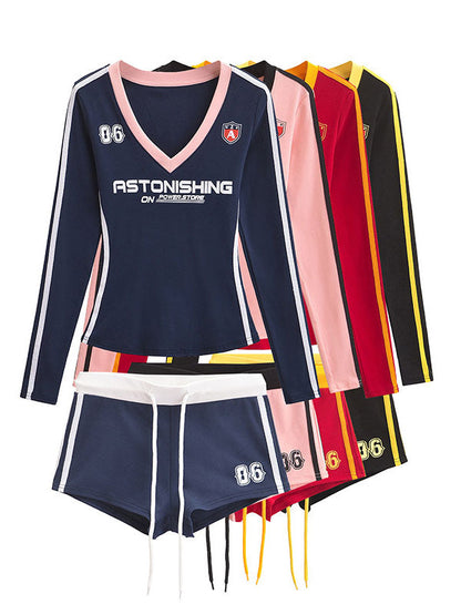 Sporty Astonishing Top & Shorts Set