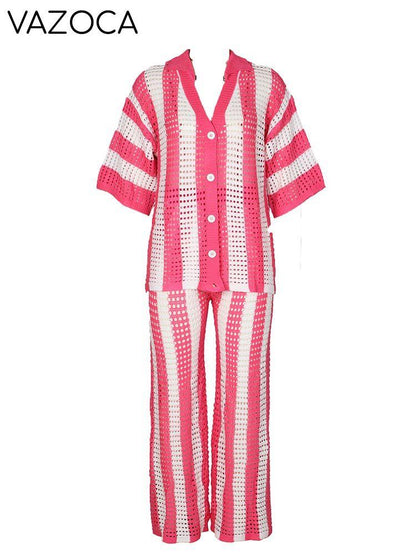 Crochet Pants Set