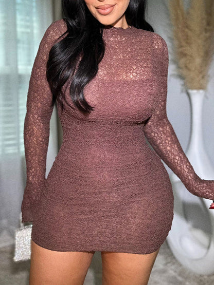 Lace Dress with Cami Dress