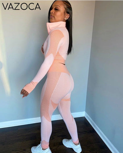 On The Go Fitness Tracksuit Set