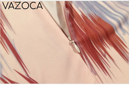 Optical Illusion Maxi Dress
