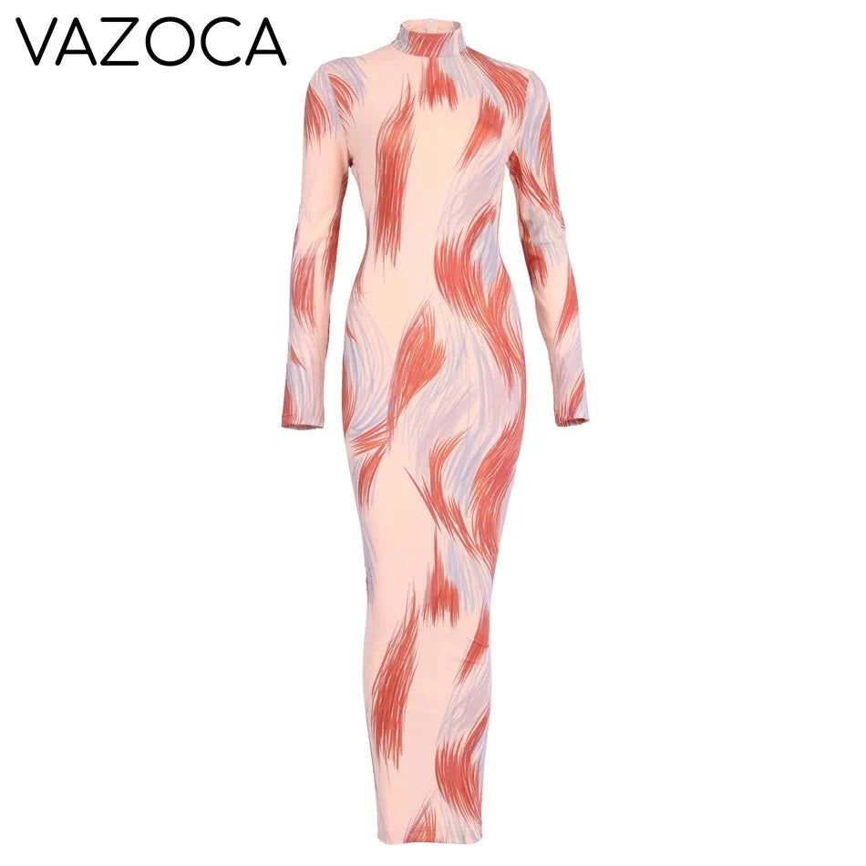 Optical Illusion Maxi Dress