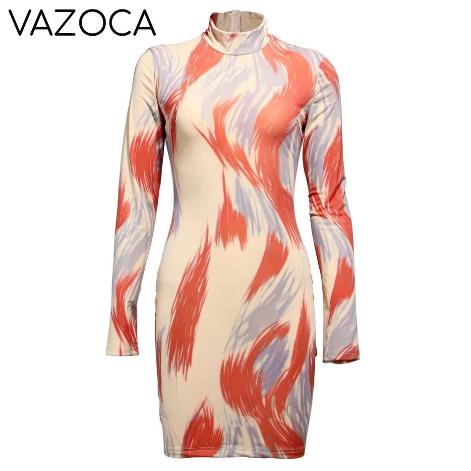 Optical Illusion Maxi Dress