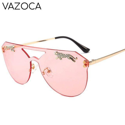 Oversized Cateye Leopard Sunglasses