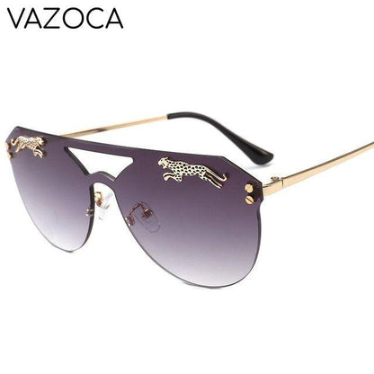 Oversized Cateye Leopard Sunglasses