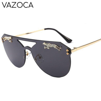 Oversized Cateye Leopard Sunglasses
