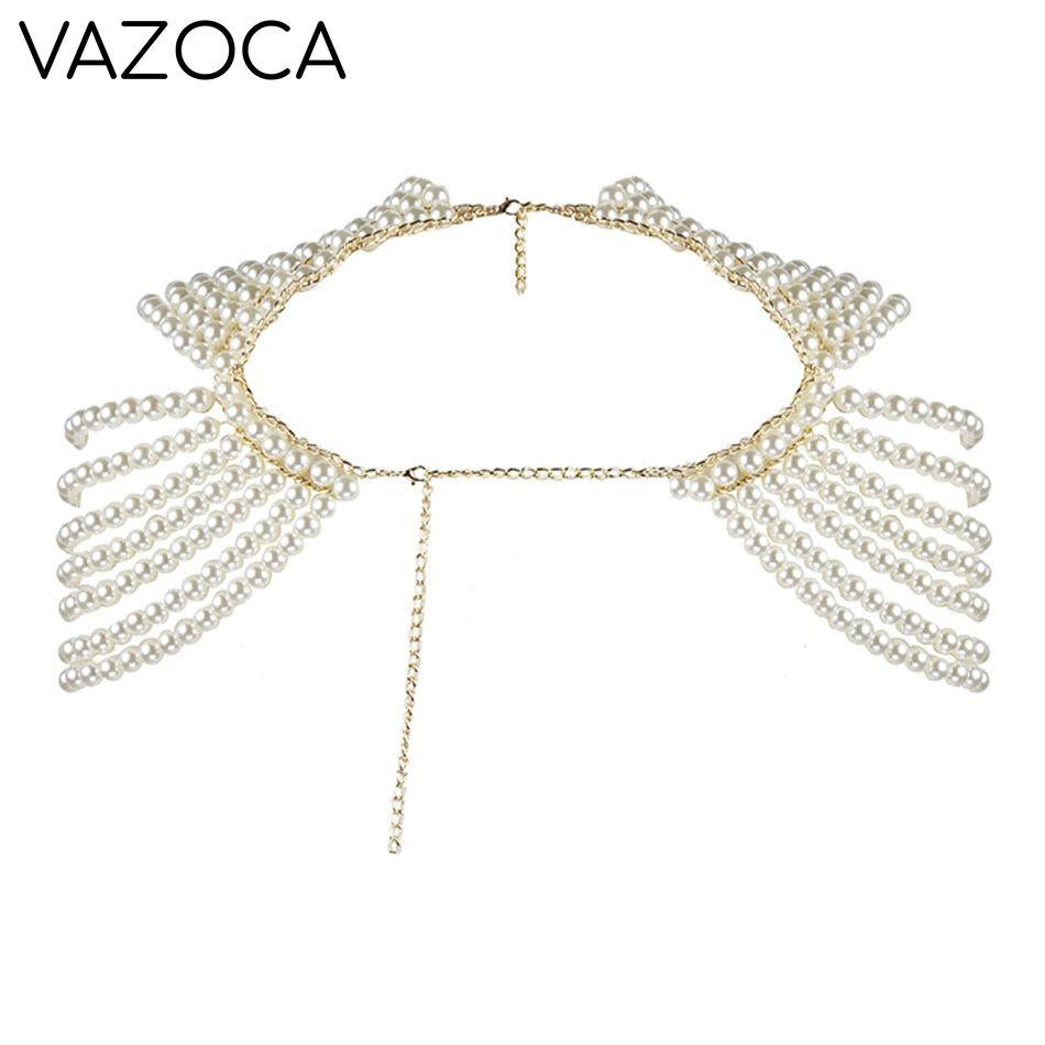 Pearl Bustier Beaded Crop Top