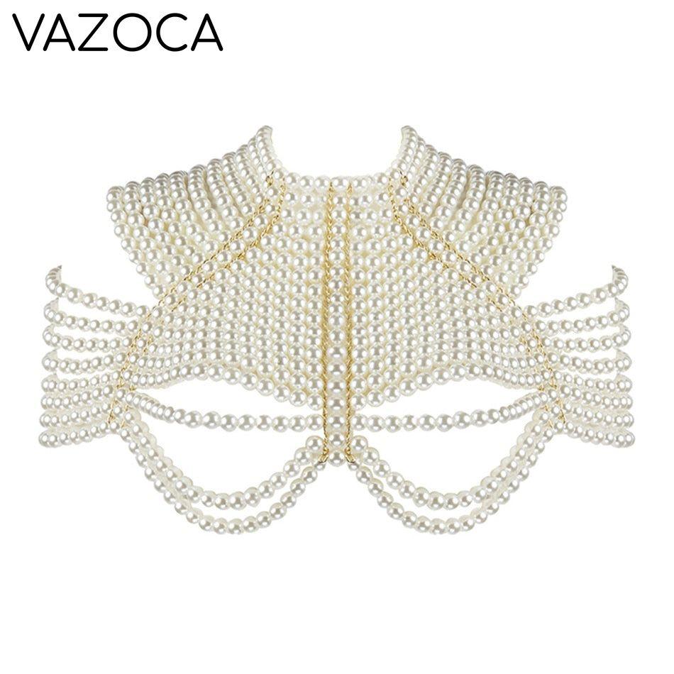 Pearl Bustier Beaded Crop Top