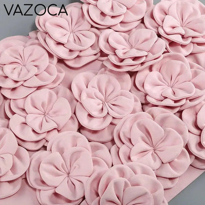 Pink Flower Decorative Skirt Set
