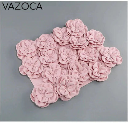 Pink Flower Decorative Skirt Set