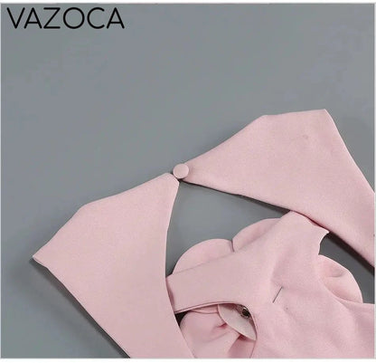 Pink Flower Decorative Skirt Set