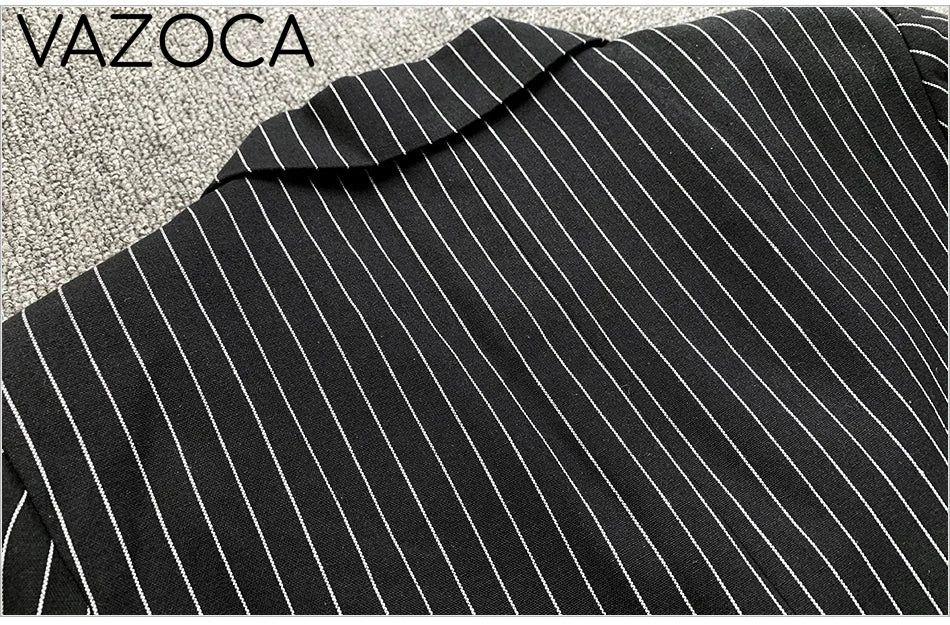 Pinstripe Blazer Short Set