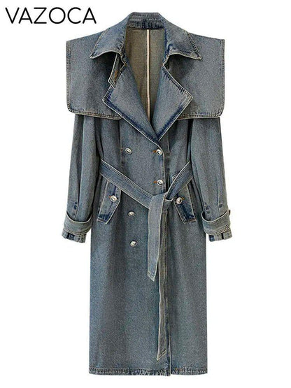 Queen Denim Coat Jacket