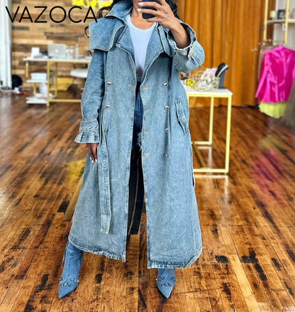 Queen Denim Coat Jacket