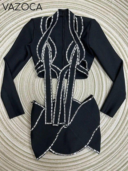 Quiet Luxury Mini Skirt Set