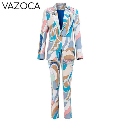 Rachel Blazer & Pants Set