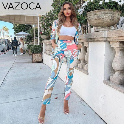 Rachel Blazer & Pants Set