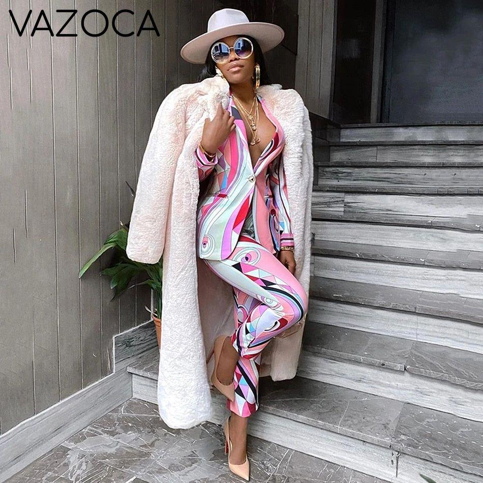 Rachel Blazer & Pants Set