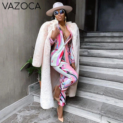 Rachel Blazer & Pants Set