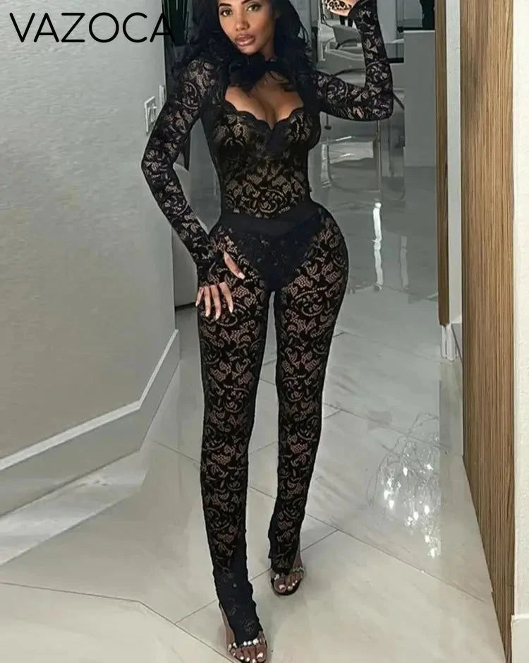 Rachel Mesh Leggings Set